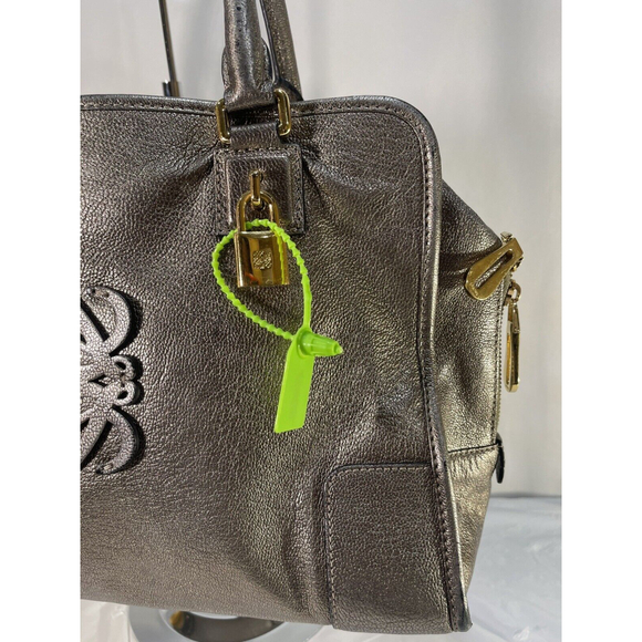 Loewe Amazona Bronze Goatskin Tote/Shoulder Handbag - Picture 3 of 9